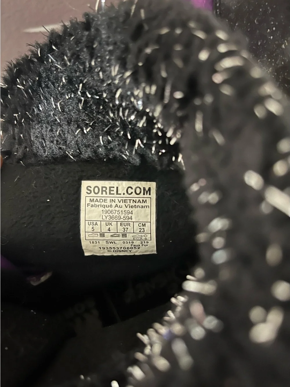 EUC Sorel x Disney Frozen Waterproof Boots Size 5